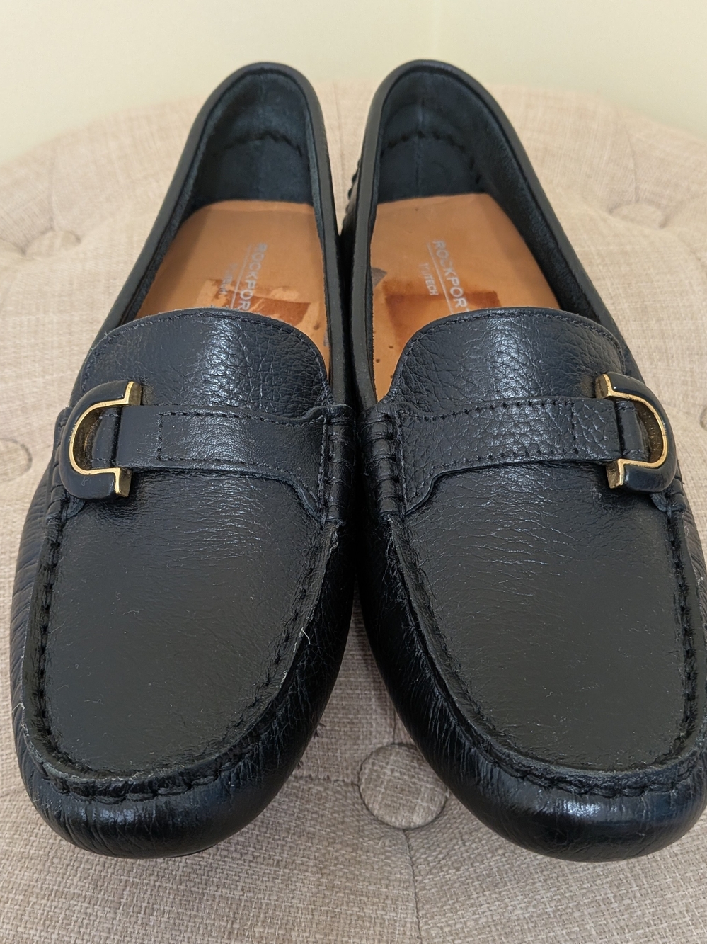 NWOB Rockport Bayview Leather Women's Loafers - Sz 6.5